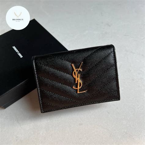 ysl monogram business card case|CARD CASES .